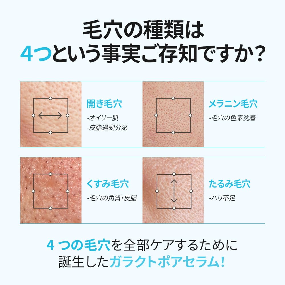 Amazon.co.jp: SAM'U(サミュ) ガラクトポアセラム 40ml 美容液 毛穴